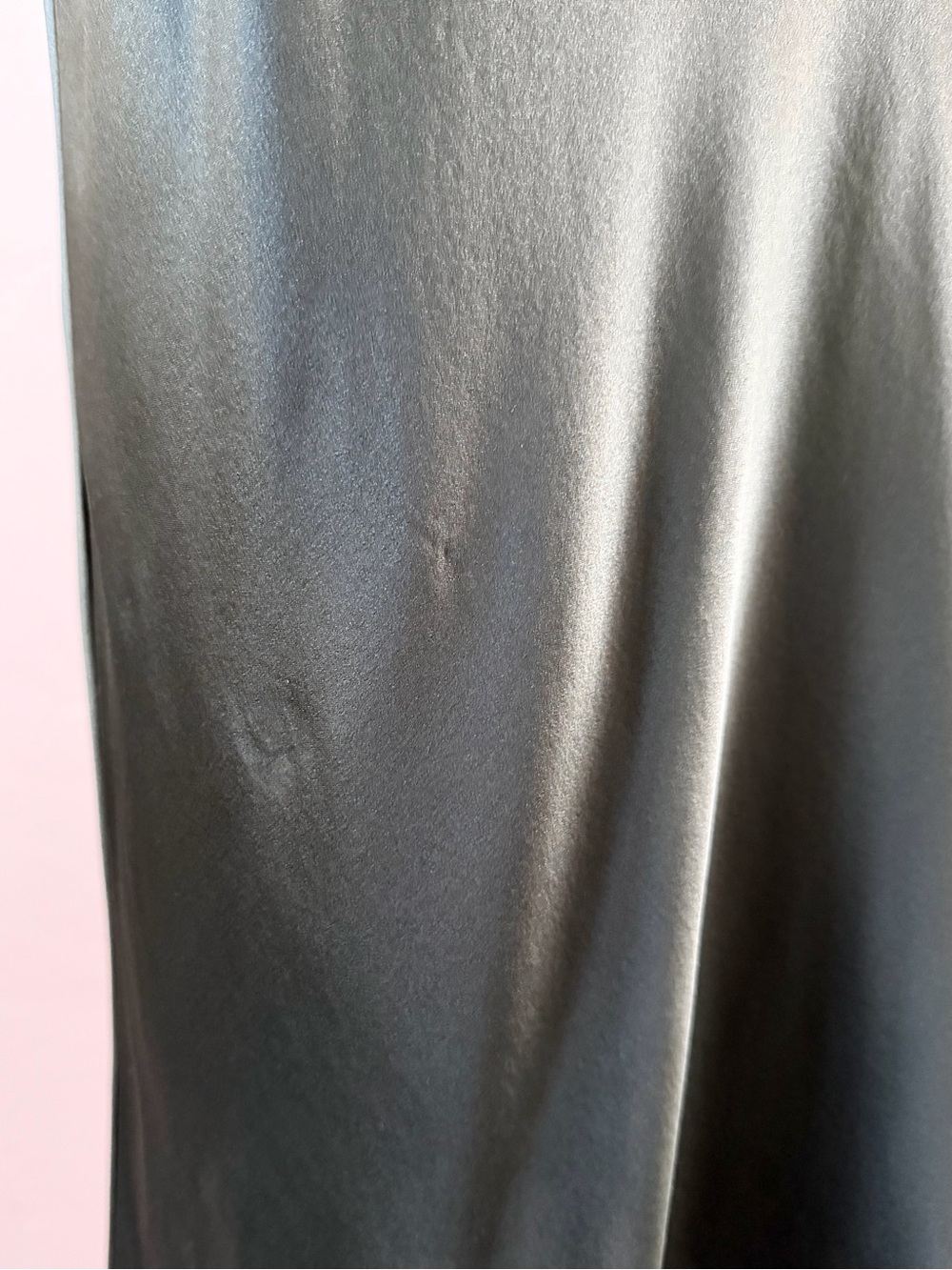 Quince Washable Silk Bias Cut Midi Dress Forest Green XS - Picture 15 of 15